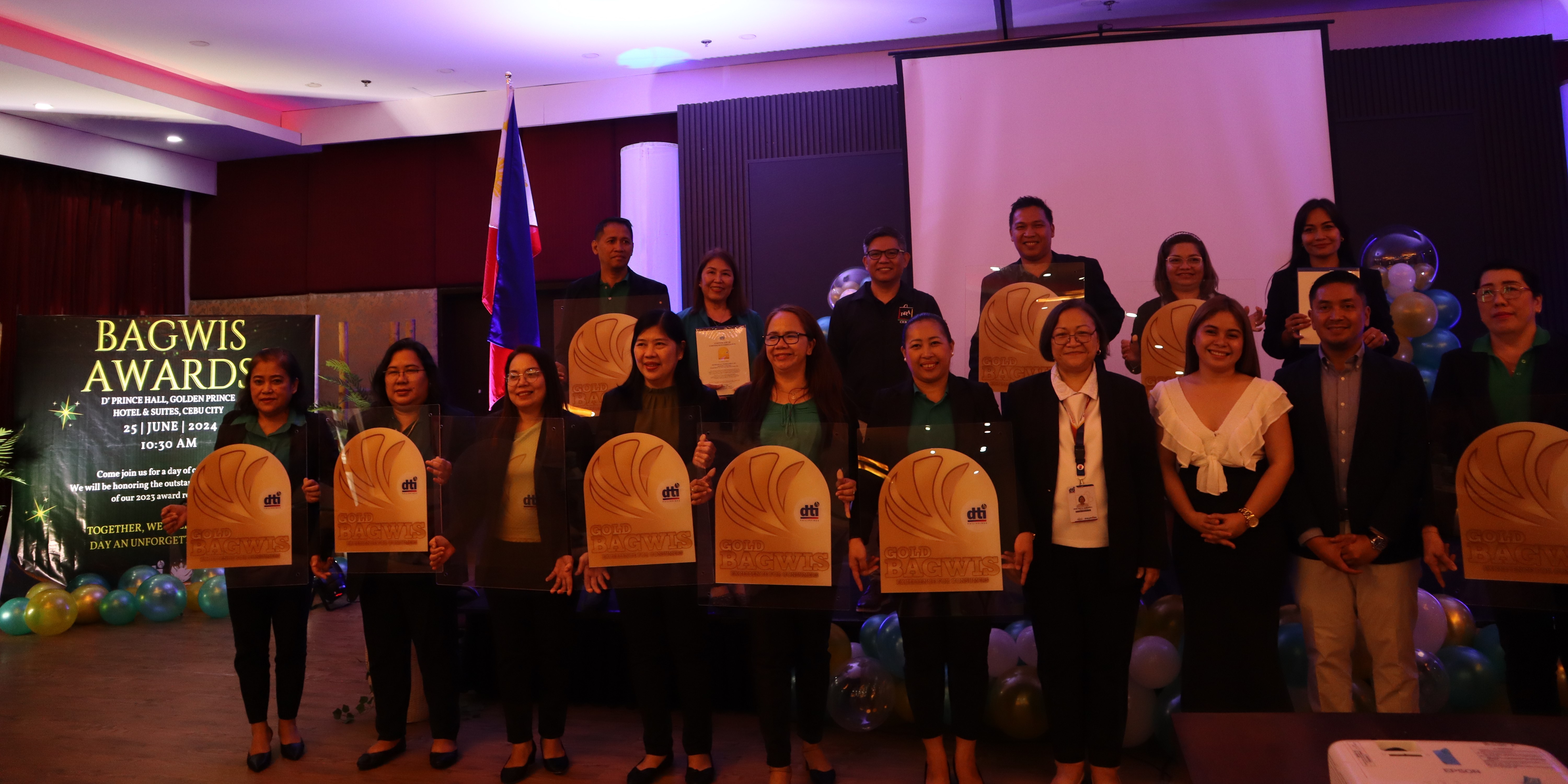 MRSGI honored with 10 DTI Gold Bagwis Awards for Excellence