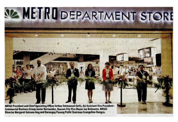 Metro Retail expands footprint in QC 1