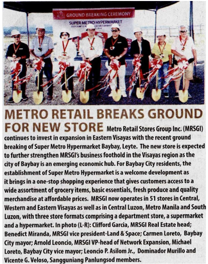 Metro Retail Breaks Ground For New Store