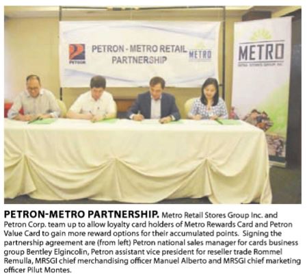 Petron Metro partnership Manila Standard Philippines www.thestandard.com.ph
