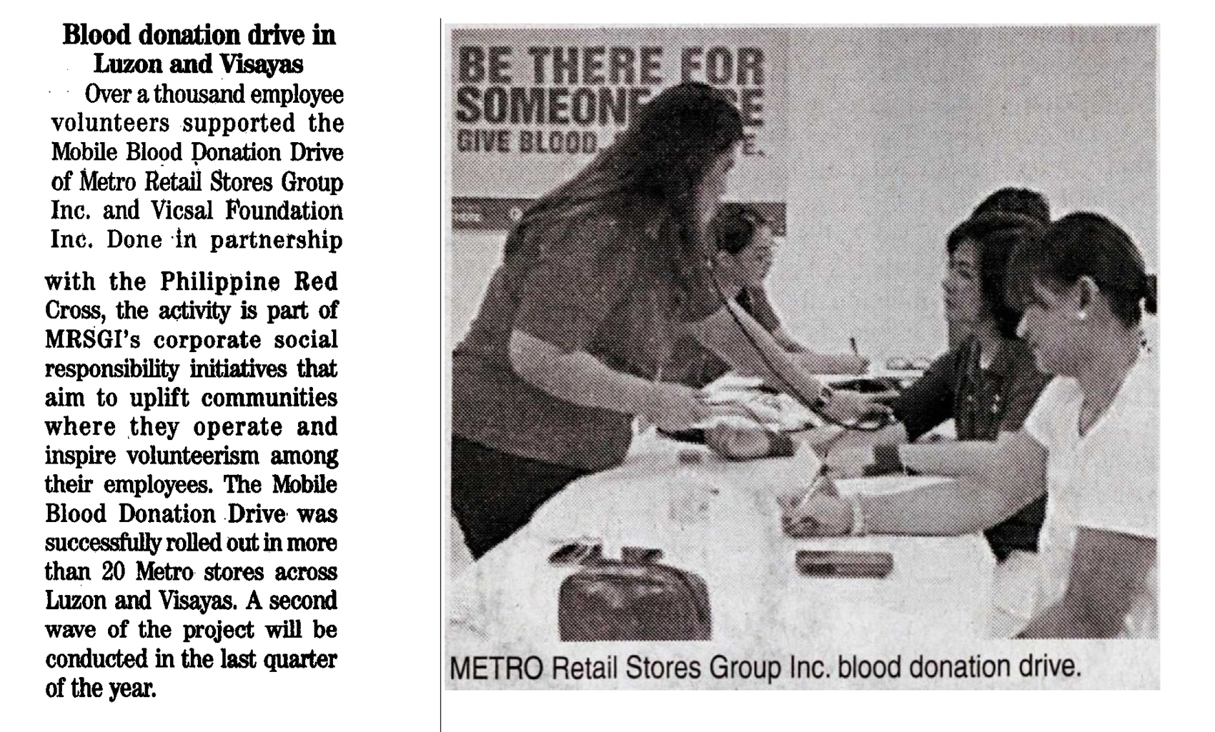 September 24 2019 Blood Donation Drive in Luzon and Visayas The Daily Tribune 1