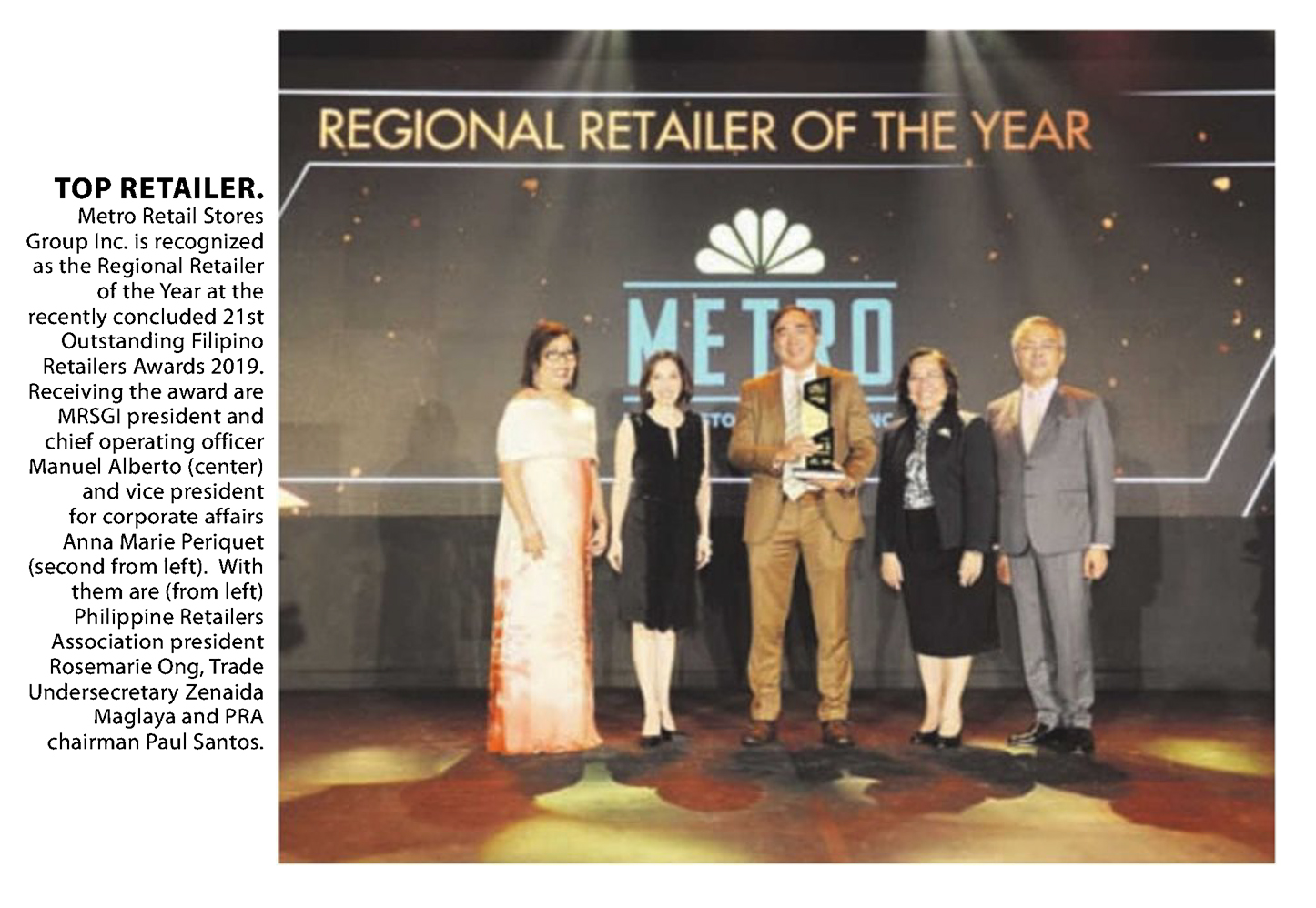 TOP RETAILER Manila Standard Today