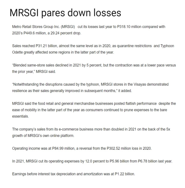 MRSGI pares down losses Malaya Business Insight