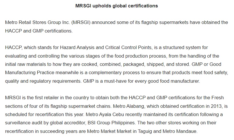 MRSGI upholdes global certifications Malaya Business Insight
